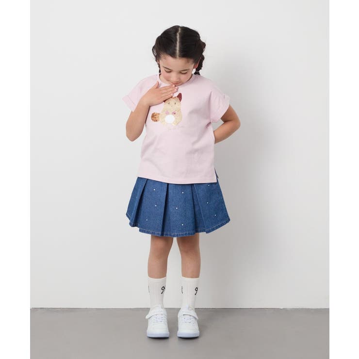 【毛玉になりにくい 安心の綿100％ キラキラスパンコール】[100 | a.v.v【KIDS】 | 詳細画像5 