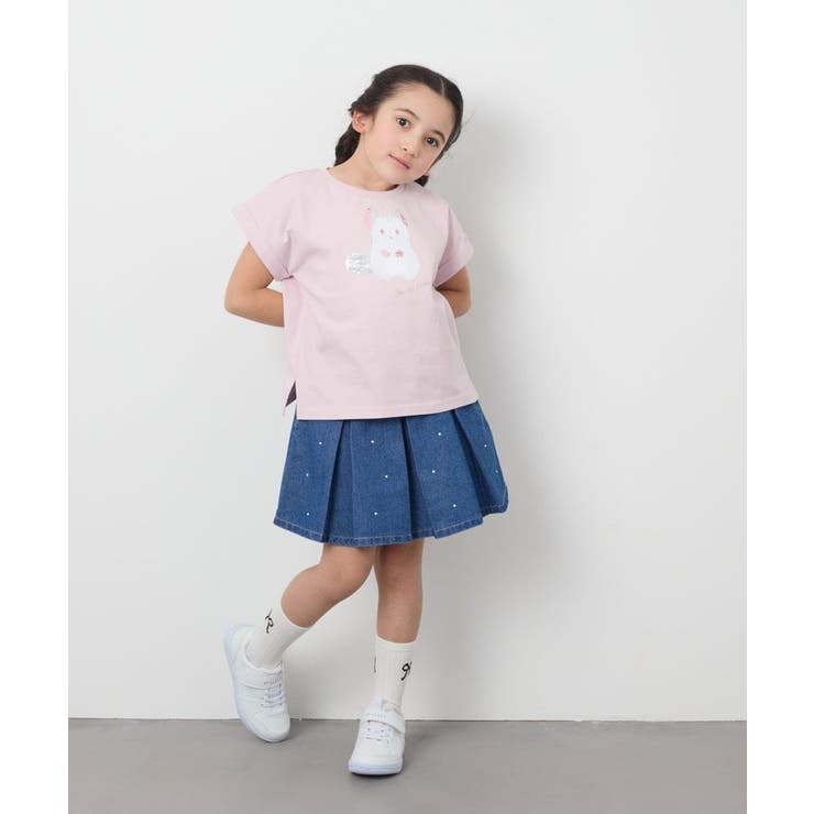 【毛玉になりにくい 安心の綿100％ キラキラスパンコール】[100 | a.v.v【KIDS】 | 詳細画像9 