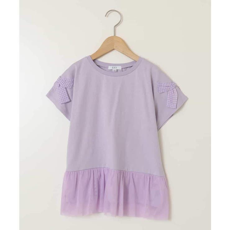 [110-130]チュールドッキングリボンTシャツ | a.v.v【KIDS】 | 詳細画像25 