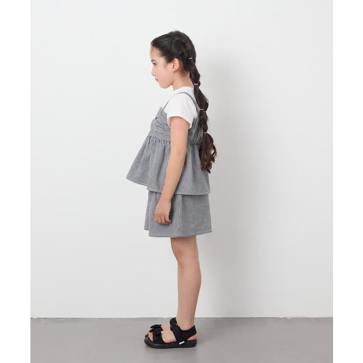 [100-130]ギャザーキャミドッキングトップス | a.v.v【KIDS】 | 詳細画像10 