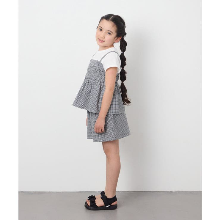 [100-130]ギャザーキャミドッキングトップス | a.v.v【KIDS】 | 詳細画像11 