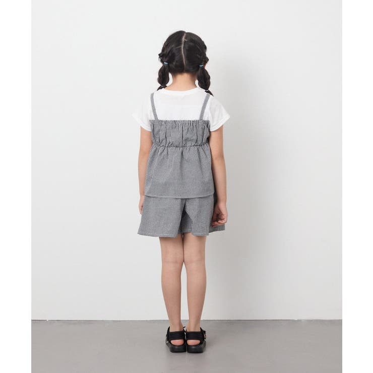 [100-130]ギャザーキャミドッキングトップス | a.v.v【KIDS】 | 詳細画像12 