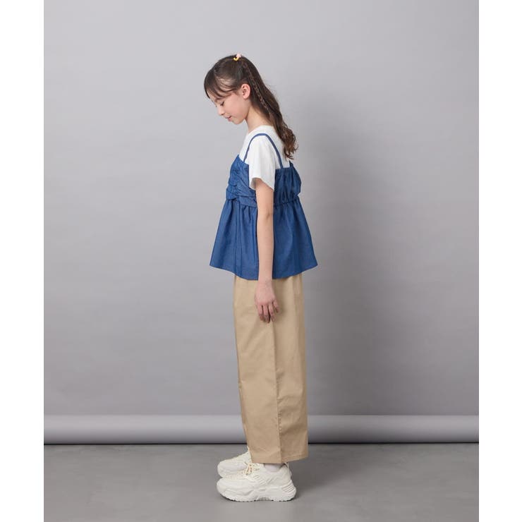 [100-130]ギャザーキャミドッキングトップス | a.v.v【KIDS】 | 詳細画像22 