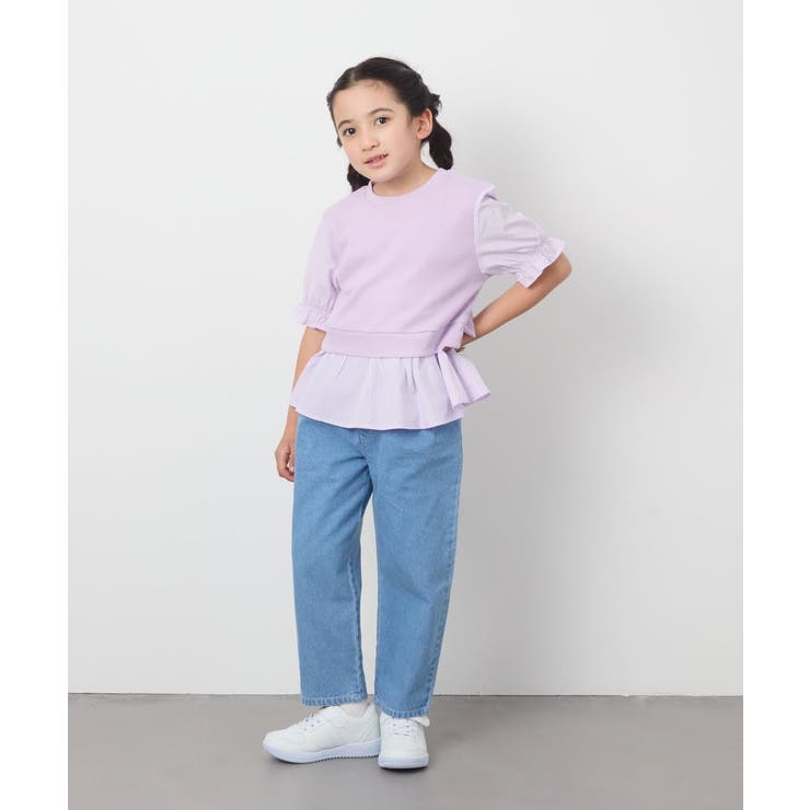 [110-130]シャツドッキングカットソー | a.v.v【KIDS】 | 詳細画像10 