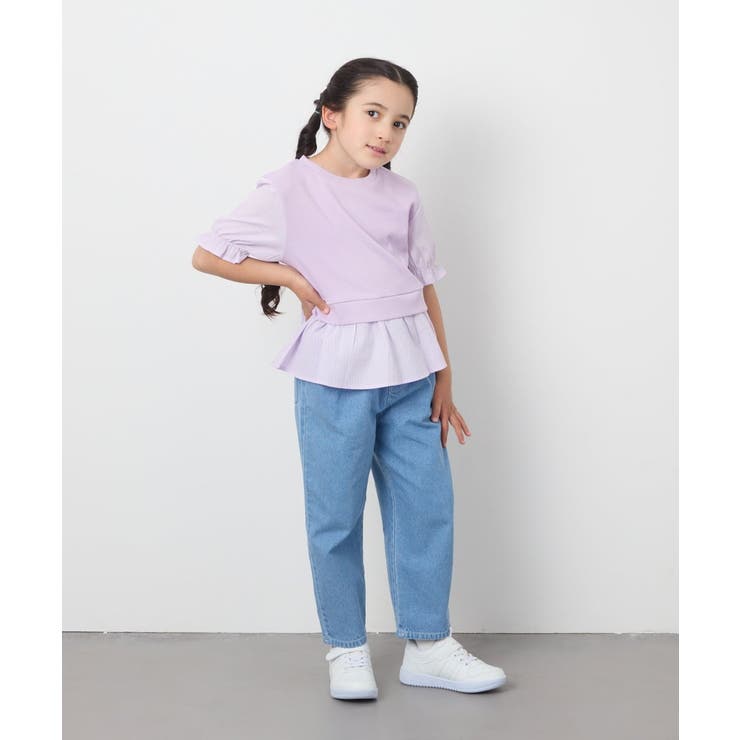 [110-130]シャツドッキングカットソー | a.v.v【KIDS】 | 詳細画像11 