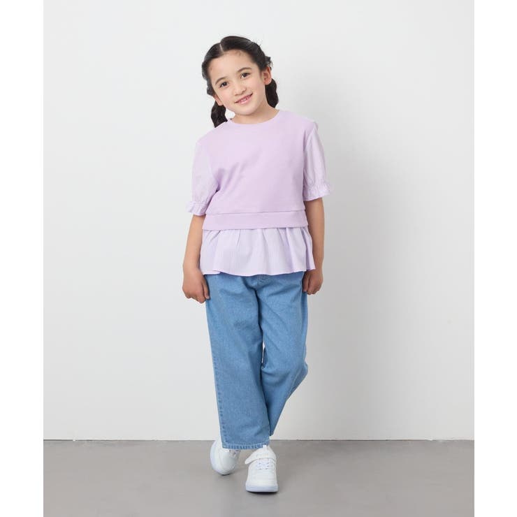 [110-130]シャツドッキングカットソー | a.v.v【KIDS】 | 詳細画像12 