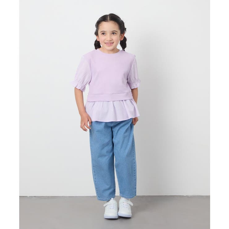 [110-130]シャツドッキングカットソー | a.v.v【KIDS】 | 詳細画像13 