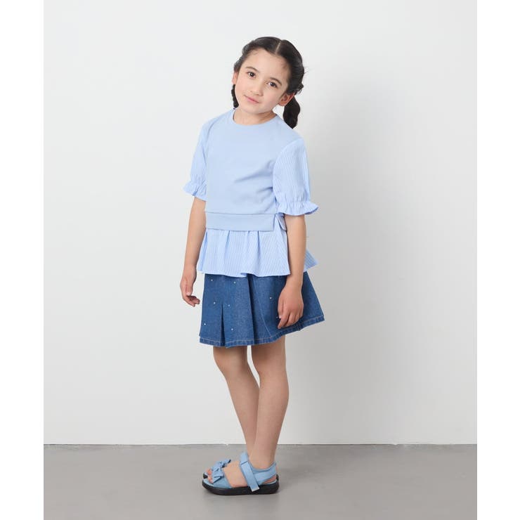 [110-130]シャツドッキングカットソー | a.v.v【KIDS】 | 詳細画像19 