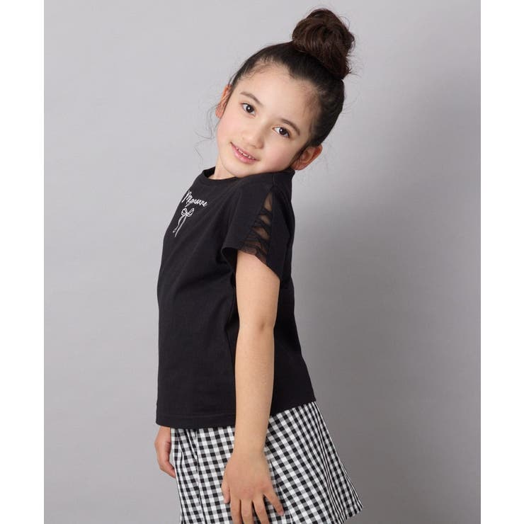 ソデレースアップＴシャツ | a.v.v【KIDS】 | 詳細画像19 