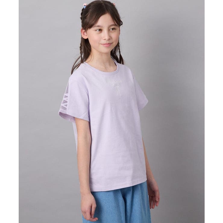 ソデレースアップＴシャツ | a.v.v【KIDS】 | 詳細画像9 
