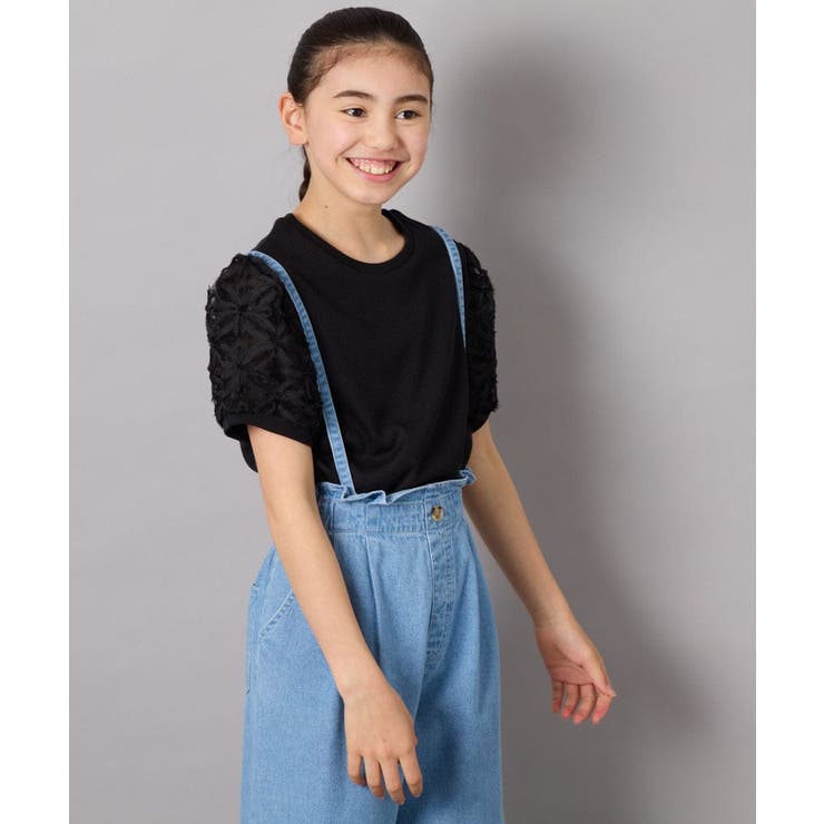 [140-150]フラワーテープテレコカットソー | a.v.v【KIDS】 | 詳細画像32 