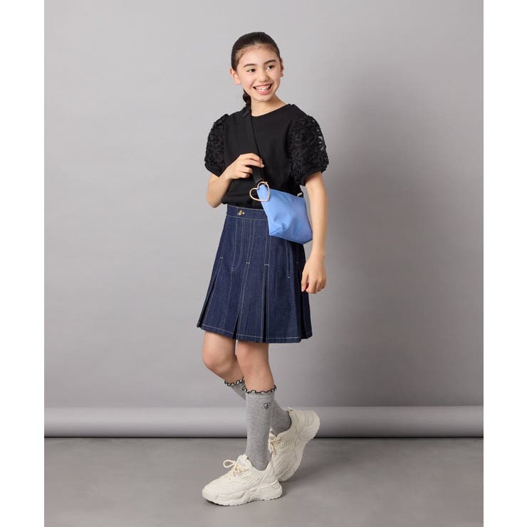 [140-150]フラワーテープテレコカットソー | a.v.v【KIDS】 | 詳細画像7 