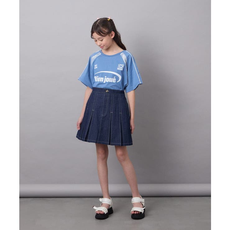 【毛玉になりにくい 安心の綿100％】[160]レースキリカエゲーミングＴシャツ | a.v.v【KIDS】 | 詳細画像21 