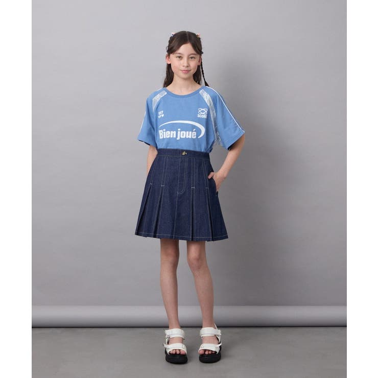 【毛玉になりにくい 安心の綿100％】[160]レースキリカエゲーミングＴシャツ | a.v.v【KIDS】 | 詳細画像24 