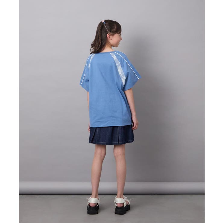 【毛玉になりにくい 安心の綿100％】[160]レースキリカエゲーミングＴシャツ | a.v.v【KIDS】 | 詳細画像25 