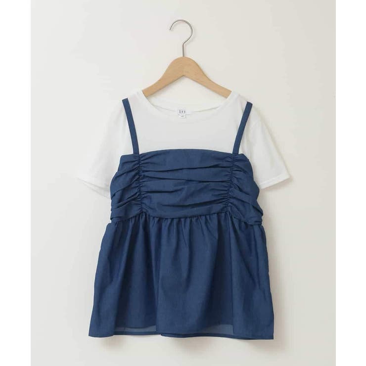 [160]ギャザーキャミドッキングトップス | a.v.v【KIDS】 | 詳細画像16 