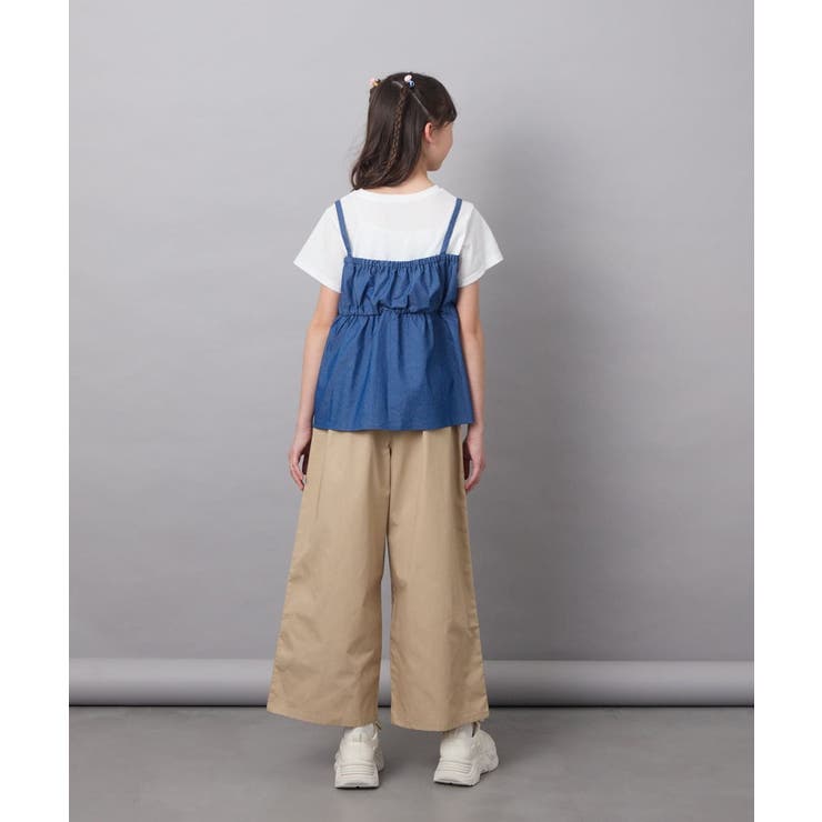 [160]ギャザーキャミドッキングトップス | a.v.v【KIDS】 | 詳細画像8 