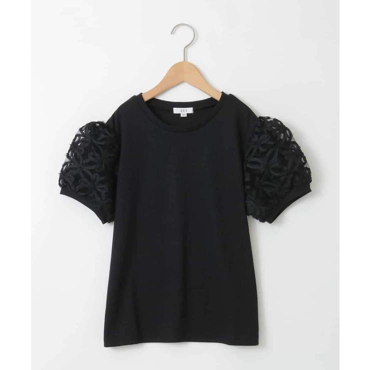 [160]フラワーテープテレコカットソー | a.v.v【KIDS】 | 詳細画像1 