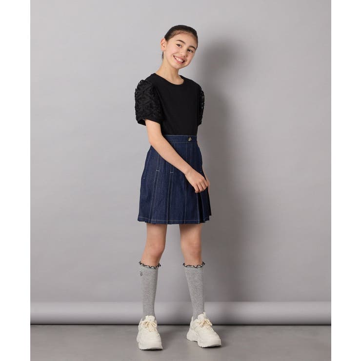 [160]フラワーテープテレコカットソー | a.v.v【KIDS】 | 詳細画像19 