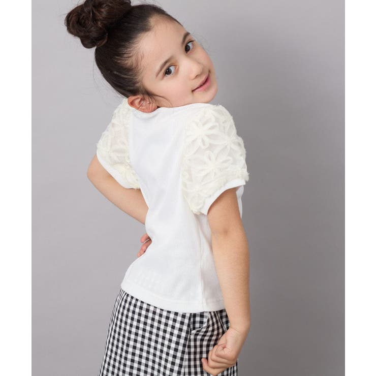 [160]フラワーテープテレコカットソー | a.v.v【KIDS】 | 詳細画像27 