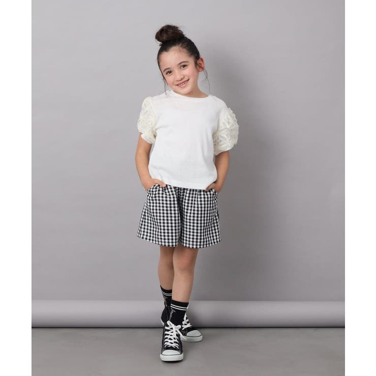 [160]フラワーテープテレコカットソー | a.v.v【KIDS】 | 詳細画像32 