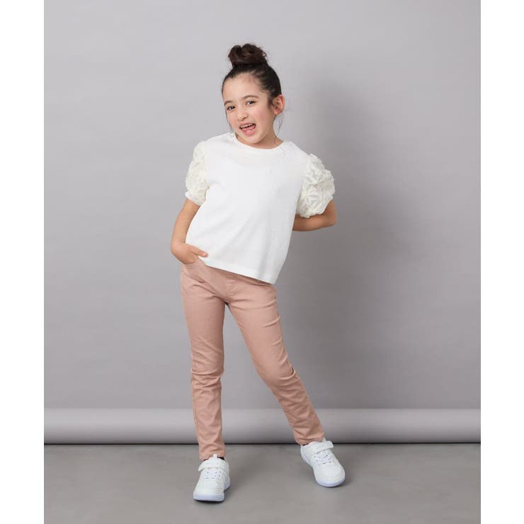 [160]フラワーテープテレコカットソー | a.v.v【KIDS】 | 詳細画像38 