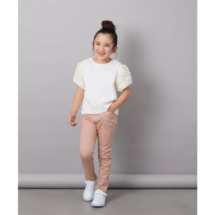 [160]フラワーテープテレコカットソー | a.v.v【KIDS】 | 詳細画像39 