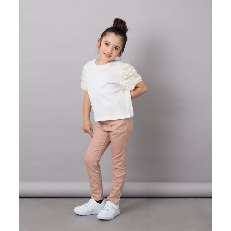 [160]フラワーテープテレコカットソー | a.v.v【KIDS】 | 詳細画像40 