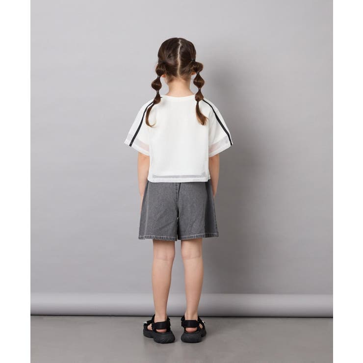 [120-160]メッシュレイヤードTシャツ | a.v.v【KIDS】 | 詳細画像10 