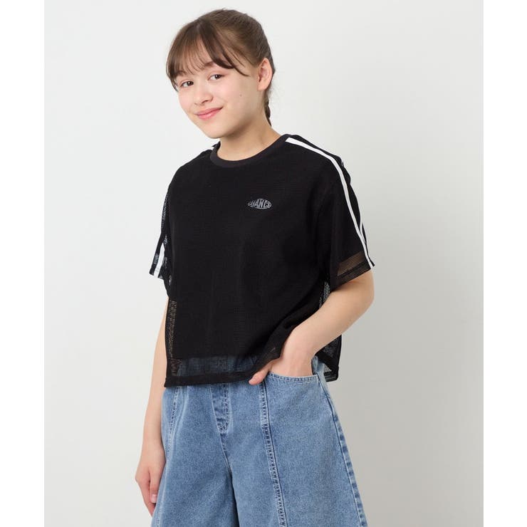 [120-160]メッシュレイヤードTシャツ | a.v.v【KIDS】 | 詳細画像18 