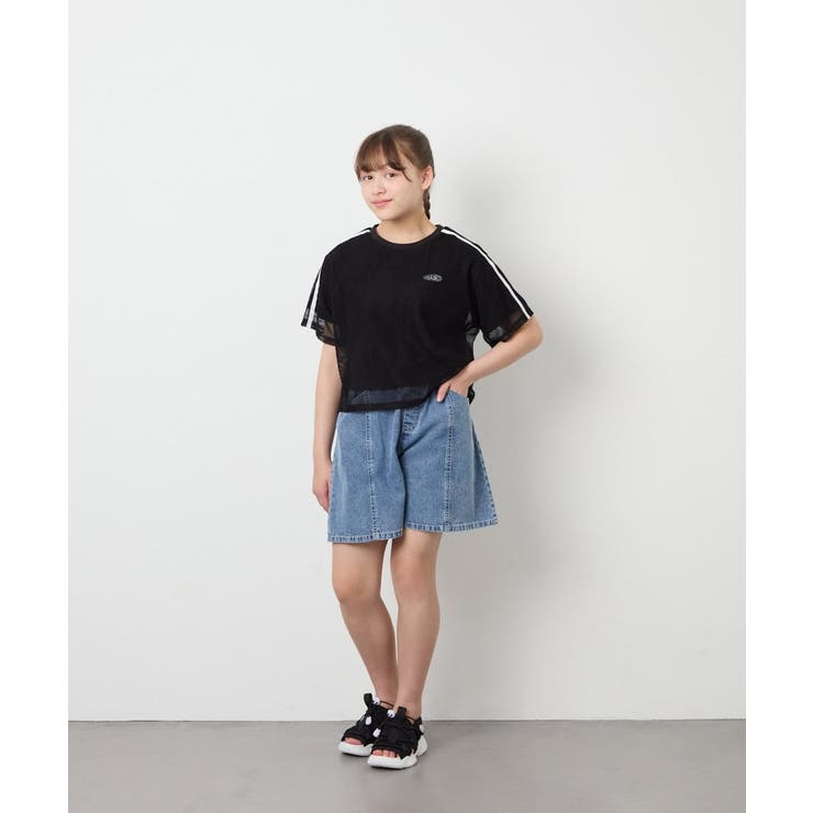 [120-160]メッシュレイヤードTシャツ | a.v.v【KIDS】 | 詳細画像19 