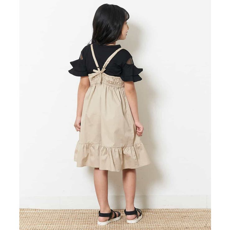 [140-150]【接触冷感】シアーフリルスリーブカットソー | a.v.v【KIDS】 | 詳細画像6 