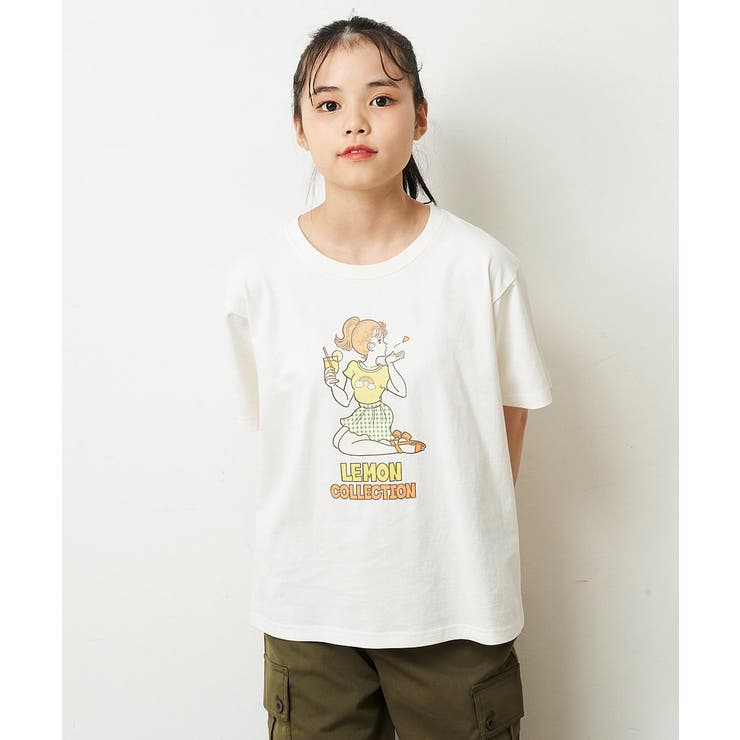 100-130]サンレモコラボプリントTシャツ[品番：ITKW0004352]｜a.v.v