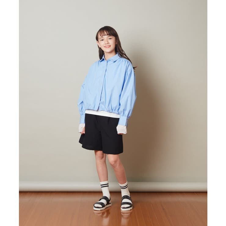 [150-160]袖シアー切り替えカットソー | a.v.v【KIDS】 | 詳細画像10 