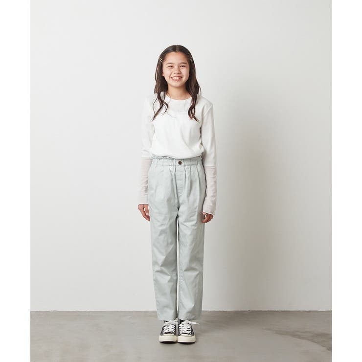 [150-160]袖シアー切り替えカットソー | a.v.v【KIDS】 | 詳細画像18 