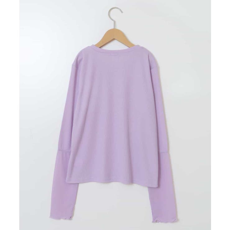 [150-160]袖シアー切り替えカットソー | a.v.v【KIDS】 | 詳細画像22 