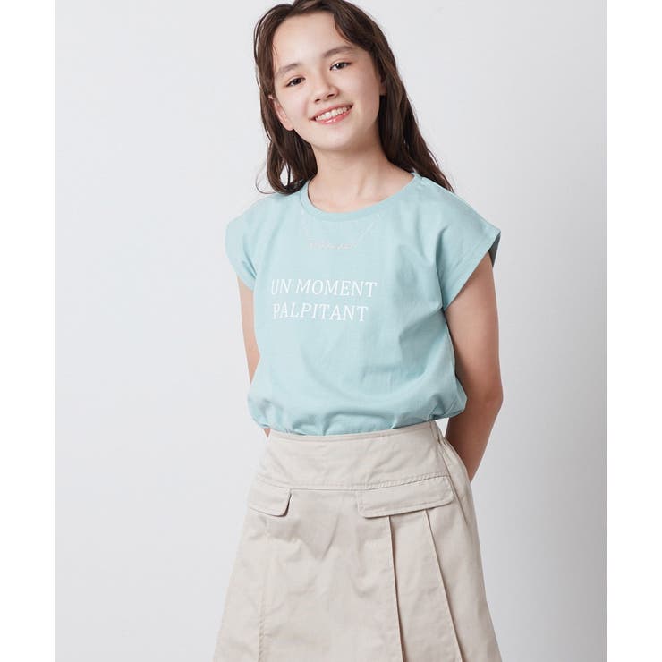 [100-130]ネックレスモチーフＴシャツ | a.v.v【KIDS】 | 詳細画像12 