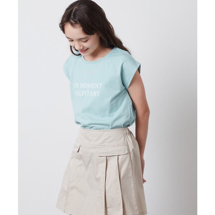 [100-130]ネックレスモチーフＴシャツ | a.v.v【KIDS】 | 詳細画像13 