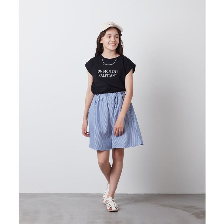 [100-130]ネックレスモチーフＴシャツ | a.v.v【KIDS】 | 詳細画像21 