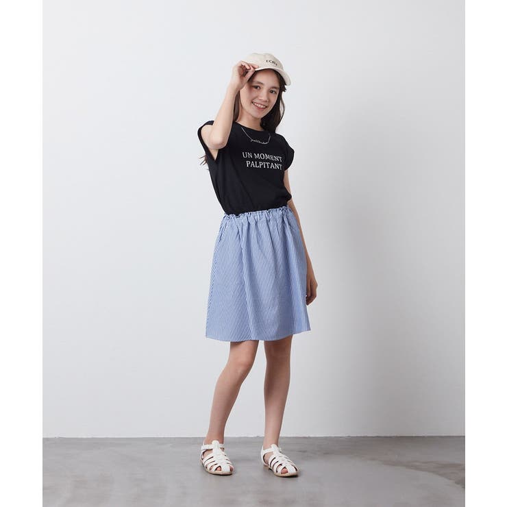 [100-130]ネックレスモチーフＴシャツ | a.v.v【KIDS】 | 詳細画像22 