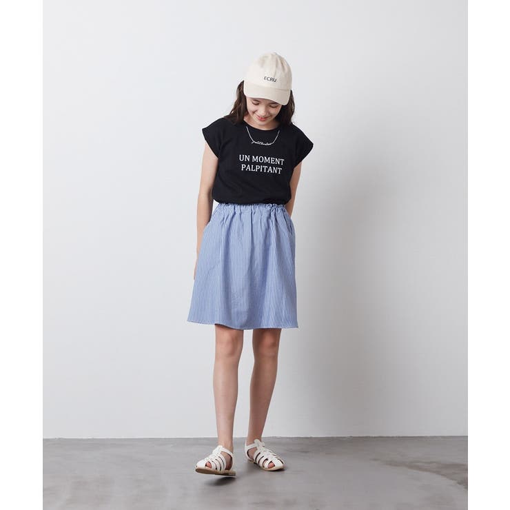 [100-130]ネックレスモチーフＴシャツ | a.v.v【KIDS】 | 詳細画像23 