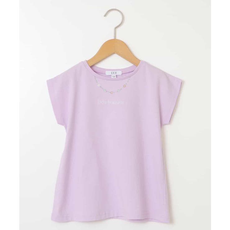 [100-130]ネックレスモチーフＴシャツ | a.v.v【KIDS】 | 詳細画像24 