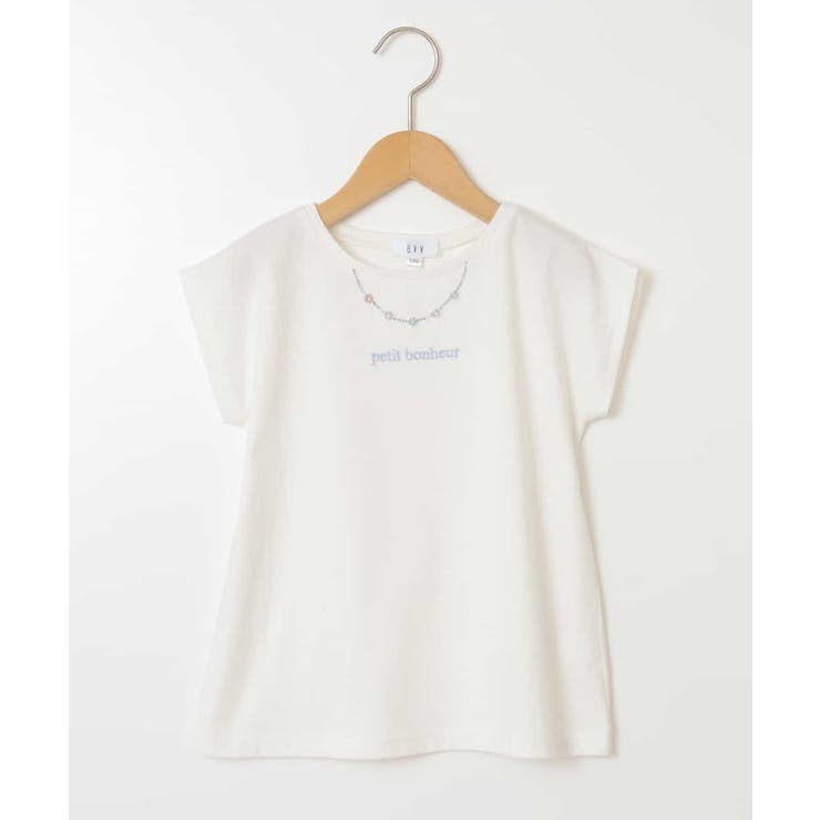 [100-130]ネックレスモチーフＴシャツ | a.v.v【KIDS】 | 詳細画像26 