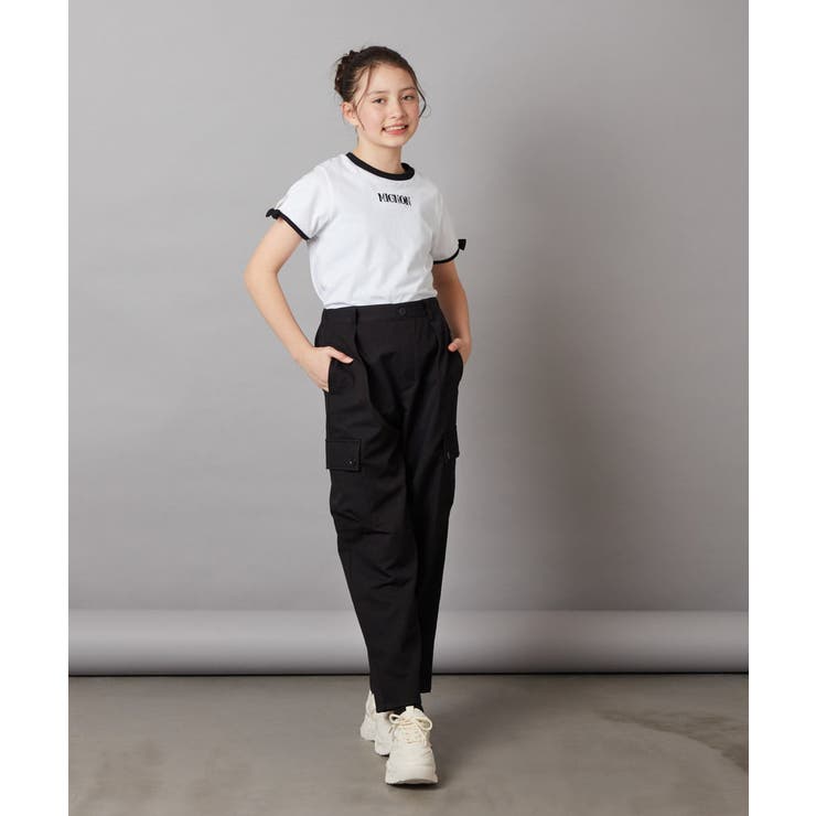[100-130]袖口リボンTシャツ | a.v.v【KIDS】 | 詳細画像27 