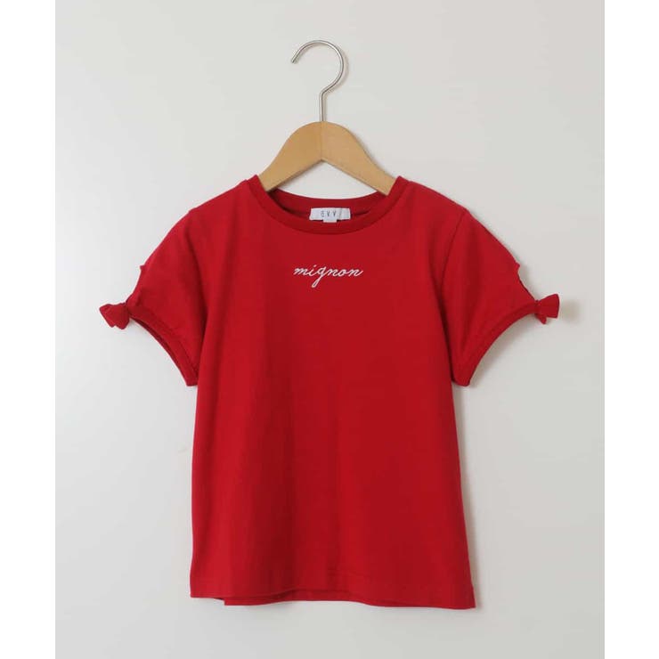 [100-130]袖口リボンTシャツ | a.v.v【KIDS】 | 詳細画像40 