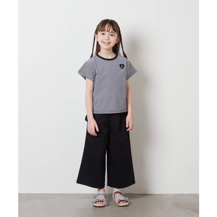 [100-130]ハートワッペン半袖Tシャツ | a.v.v【KIDS】 | 詳細画像12 