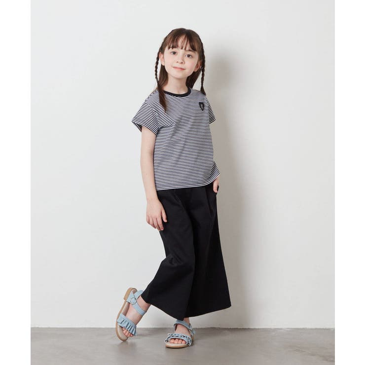 [100-130]ハートワッペン半袖Tシャツ | a.v.v【KIDS】 | 詳細画像15 