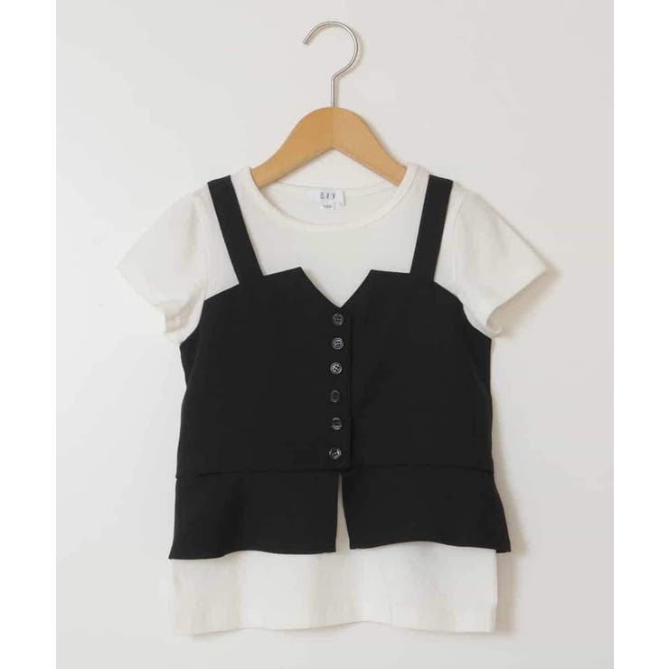 [100-130]【セットアップ対応】キャミドッキングトップス | a.v.v【KIDS】 | 詳細画像18 