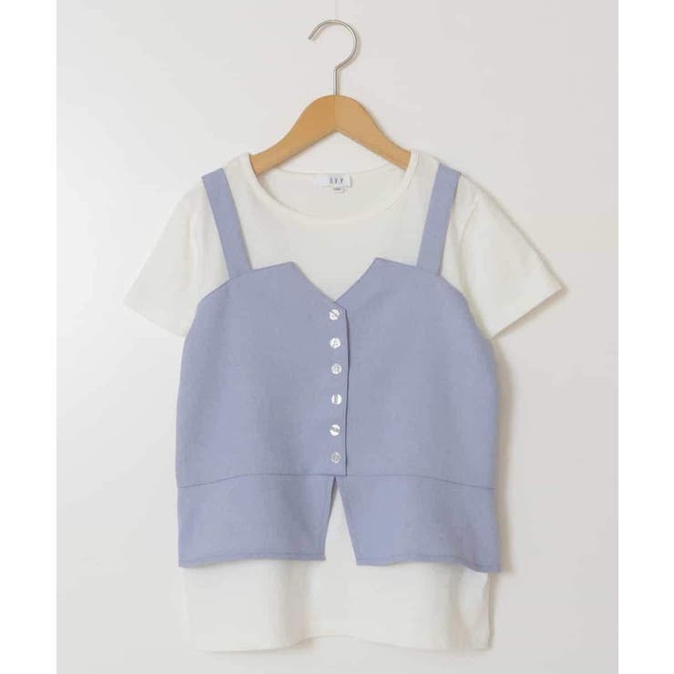 [100-130]【セットアップ対応】キャミドッキングトップス | a.v.v【KIDS】 | 詳細画像2 