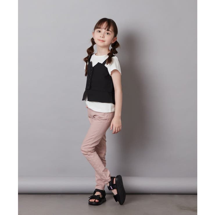 [100-130]【セットアップ対応】キャミドッキングトップス | a.v.v【KIDS】 | 詳細画像26 